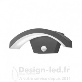 https://design-led.fr/ Applique Murale LED CURVILINE 8W 360 LM Détecteur 3000K Gris IP54 111,50 € 111,50 €
