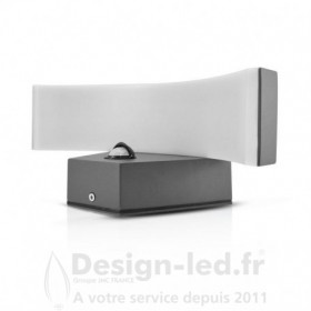https://design-led.fr/ Applique Murale LED CURVILINE 8W 360 LM Détecteur 3000K Gris IP54 111,50 € 111,50 €