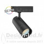 Spot LED sur Rail avec Adaptateur 3 allumages Noir 10/15/20W CCT Angle ajustable, miidex 100394 110,00 €