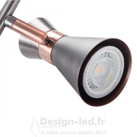 https://design-led.fr/ Luminaire mural et plafonnier MILENO argent / cuivre 2xGU10 32,40 € 32,40 € 29115