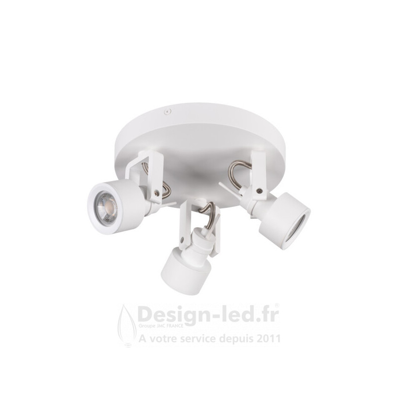 Plafonnier LED 3 Spot Orientable Luminaire Plafonnier 3xGU10