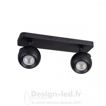 Luminaire mural et plafonnier GALOBA 2xGU10 Noir, kanlux 33675 52,40 €