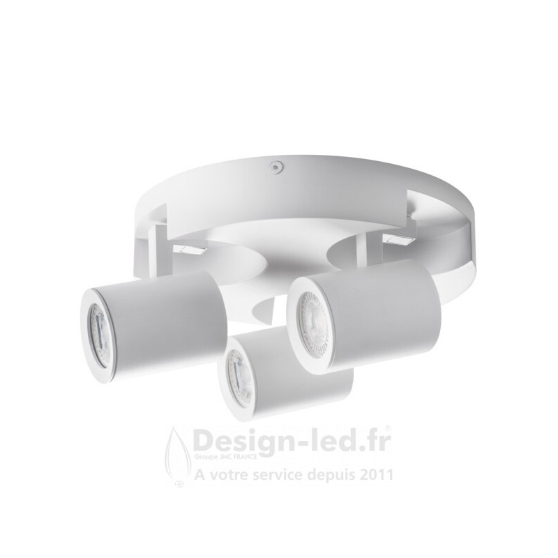 https://design-led.fr/ Luminaire mural ou plafonnier LAURIN 3xGU10 Blanc 57,00 € 57,00 € 29126