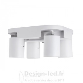 https://design-led.fr/ Luminaire mural ou plafonnier LAURIN 4xGU10 Blanc 67,20 € 67,20 € 29128