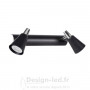 Luminaire mural et plafonnier SEMPRA 2xGU10 Noir, kanlux 33093 27,60 €