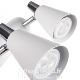 https://design-led.fr/ Luminaire mural ou plafonnier SEMPRA 4xGU10 Blanc 55,00 € 55,00 € 33096