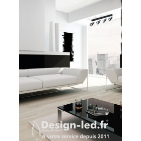 https://design-led.fr/ Luminaire mural ou plafonnier SEMPRA 4xGU10 Noir 55,00 € 55,00 € 33097