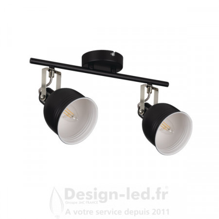 Luminaire mural et plafonnier DERATO 2xE14 Noir, kanlux 35642 49,80 €