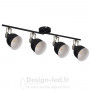 Luminaire mural et plafonnier DERATO 4xE14 Noir, kanlux 35646 99,50 €