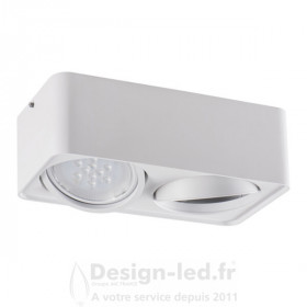 https://design-led.fr/ Plafonnier pour éclairage d'accentuation TUBEO-ES Blanc 2xES111 85,80 € 60,06 € -30%