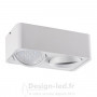 Plafonnier pour éclairage d’accentuation TUBEO-ES Blanc 2xES111, kanlux 33273 promo Kanlux 85,80 € -70% Support plafond GU10 ...