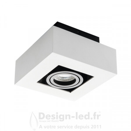 Plafonnier pour éclairage d’accentuation STOBI Blanc 1xGU10, kanlux 26831 Kanlux 35,80 € Support plafond GU10 - GU5.3 - G4