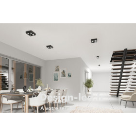 https://design-led.fr/ Plafonnier pour éclairage d'accentuation STOBI Noir 1xGU10 32,50 € 32,50 € 26830
