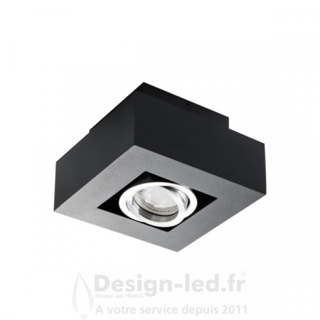 Plafonnier pour éclairage d’accentuation STOBI Noir 1xGU10, kanlux 26830 Kanlux 35,80 € Support plafond GU10 - GU5.3 - G4