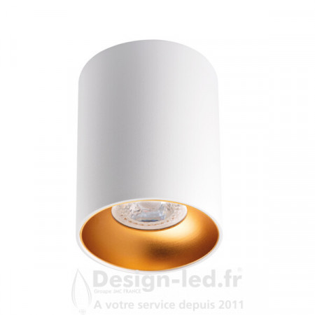 Plafonnier pour éclairage d’accentuation RITI blanc & or 1xGU10, kanlux24, 27570 Kanlux 23,50 € Support plafond GU10 - GU5.3...