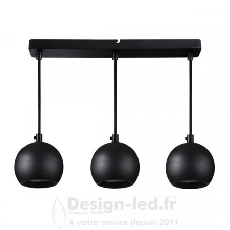 Luminaire suspendu GALOBA 3xGU10 Noir, kanlux 33685 106,10 €