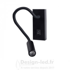 Luminaire mural LED TONIL-II avec interrupteur 3.3W 3000K noir