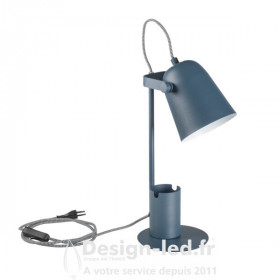 Lampe de bureau LED PREDA 7.3W CTT dimmable port USB noir, kanlux 3