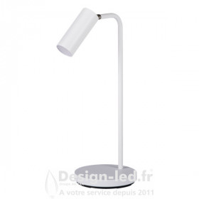 Lampe de bureau LED PREDA 7.3W CTT dimmable port USB blanc , kanlux