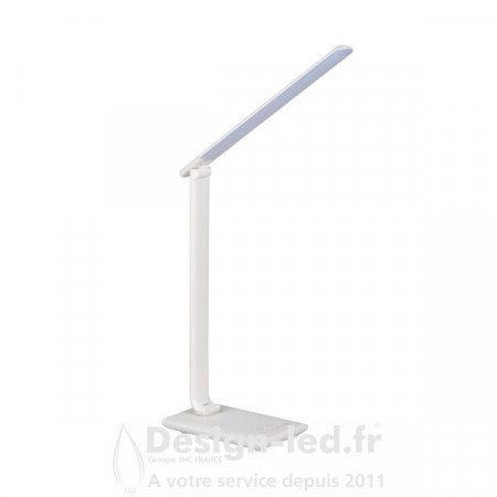 Lampe de bureau LED PREDA 7.3W CTT dimmable port USB blanc , kanlux 35781 63,00 €