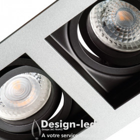 https://design-led.fr/ Support plafond ARET 100 x 185 mm gris 2XGU10 16,10 € 11,27 € -30% 26724