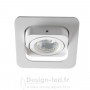 Support plafond ALREN-R orientable carré 99x99 mm blanc, kanlux 26758 9,20 €