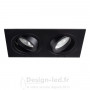 Support plafond SEIDY 170x90 mm 2x GU10 noir mat 2 x GU10, kanlux 19459 16,40 €