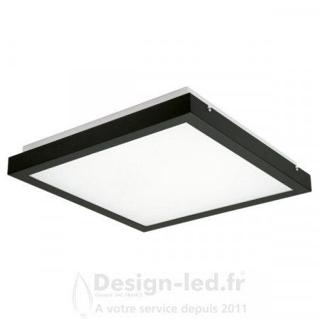 Plafonnier LED TYBIA détecteur 410 x 410 38W 4000K noir, kanlux 24643 103,10 €