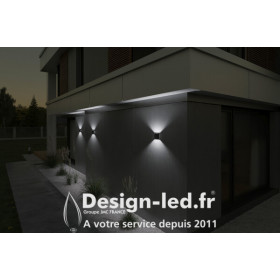 https://design-led.fr/ Applique Murale LED GARTO graphite 8W 4000K IP54 29,70 € 29,70 €