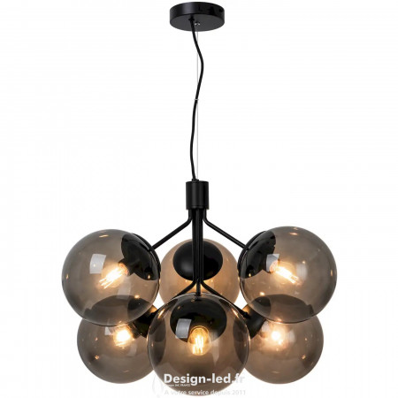 Ivona Suspension Noir 6xE27, nordlux24, 2112163003 Nordlux 310,40 € Luminaire suspendu