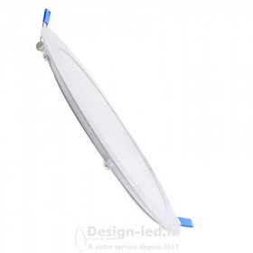 Dalle LED Ronde Extra-Plate 20W blanc 4500k Ø 220 mm