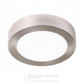 Plafonnier Led Circulaire Série Slim Nickel 20W Cct