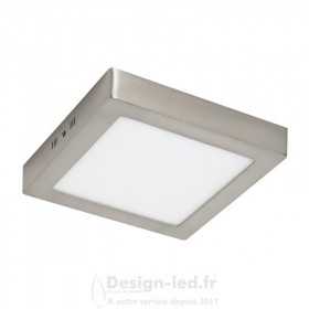 https://design-led.fr/ Plafonnier Led Carré Série Slim Nickel 20W Cct 25,20 € 25,20 € LM5544