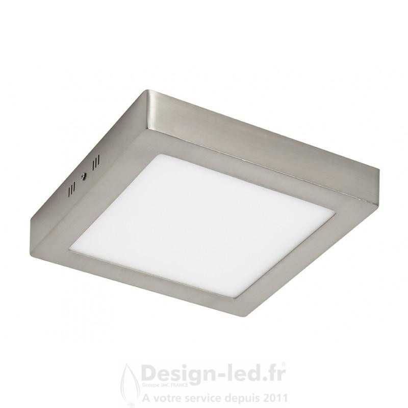 https://design-led.fr/ Plafonnier Led Carré Série Slim Nickel 20W Cct 25,20 € 25,20 € LM5544