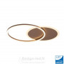 Plafonnier Led Rings 37w CCT Ocre dimmable par télécommande, LM8121 154,00 €