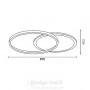 Plafonnier Led Rings 37w CCT Ocre dimmable par télécommande, LM8121 154,00 €