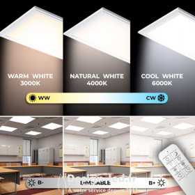 https://design-led.fr/ Panneau Led cct dimmable avec télécommande 595 x 595 40W 70,80 € 70,80 €