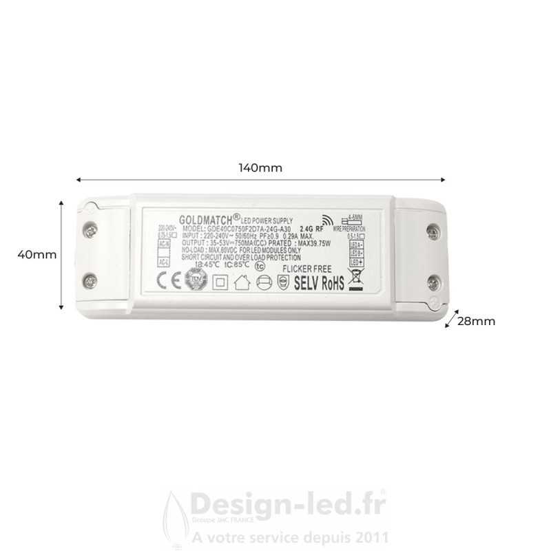 Acheter Dalle LED 60X30 25W - Lumière Blanc Sélectionnable CCT