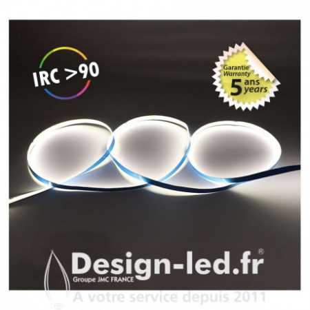 Bandeau LED COB 4000K 5 m 320 LED/m 9W/m IP20 - 24V - Garantie 5 ans, miidex 100517 33,80 €