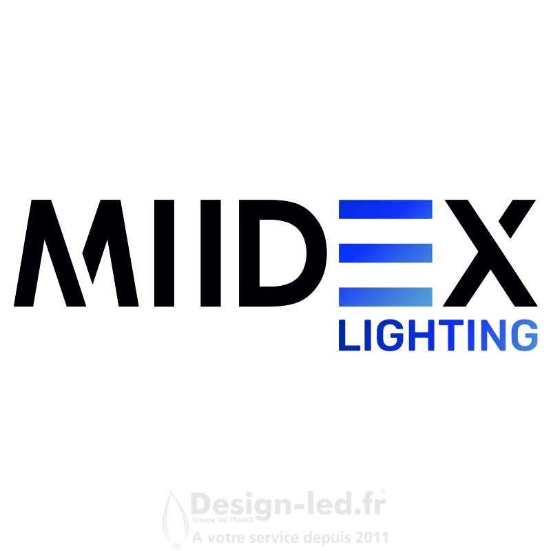 Miidex - Spot LED Ø67 Dimmable blanc/noir/étain brossé - 7W - IP65 - BBC -  Angle 75° - 2700 / 3000 / 4000°K - Réf : 763400 - ELECdirect Vente Matériel  Électrique