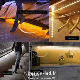 https://design-led.fr/ Kit de Ruban Led 12V Dc Smd2835 Bed Lighting Ip20, 1,20 Mètres détecteur 24,80 € 24,80 € LM2217