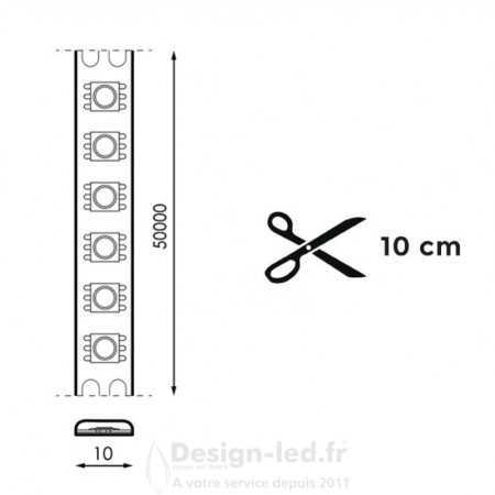 Ruban led 230v Ac 2835 Prostrip 12W/m ip67 4000k 50ML, LM2612-50ML LEDME 450,00 € Ruban LED 2835 230v