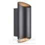 Nico Round 22 Applique murale Noir 2 X GU10 IP54, nordlux 2218231003 45,90 €