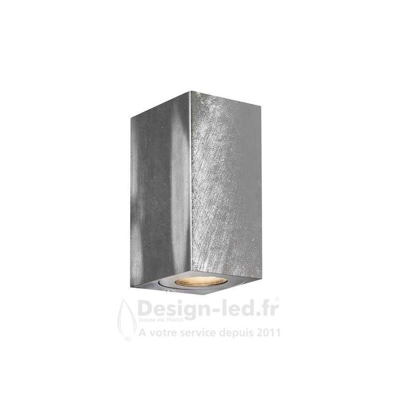 https://design-led.fr/ Canto Maxi Kubi 2 Applique murale Acier galvanisé 2xGU10 IP44 89,00 € 89,00 €