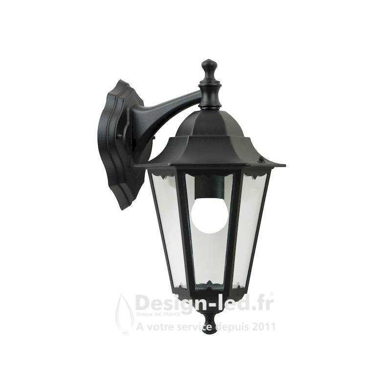 https://design-led.fr/ Cardiff Down Applique murale Noir E27 IP44 29,00 € 29,00 € 74381003