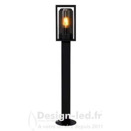 Griffin Potelet Smoked Noir E27 IP44, nordlux24, 2218158047 Nordlux 114,90 € Balises LED et spots terrasse