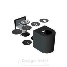 https://design-led.fr/ Canto 2 Applique murale Gris 10.6W 3000K IP44 99,00 € 99,00 € 49701010