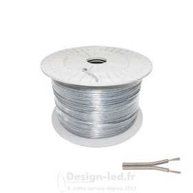 https://design-led.fr/ Câble Pour Les Rubans Led Unicolores Oxygène 2X0.5Mmm - vendue au ml 0,60 € 0,60 € LM2050-1