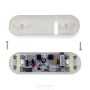 Dimmer pour LED et ampoules traditionnelles bouton blanc 4/25W, dla, ARD037536 Design-LED 39,40 € Variateur Gradateur LED