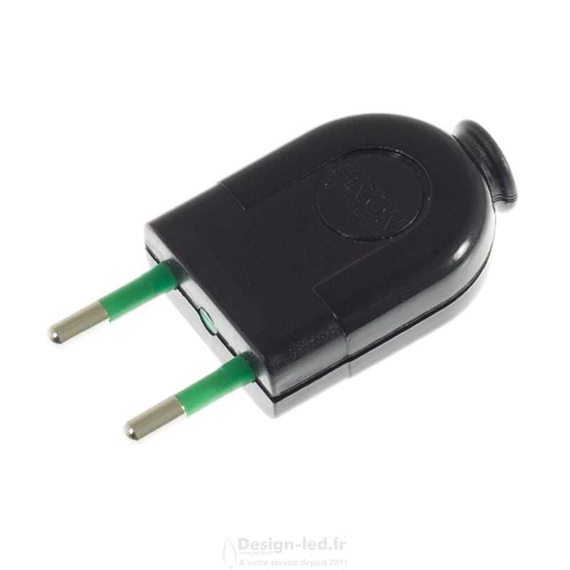 https://design-led.fr/ Fiche Noire 2 Pôles 10A 2,00 € 2,00 € 82501-E